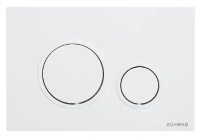 Clapeta de actionare 247x165x14 mm, alba , Schwab Vela