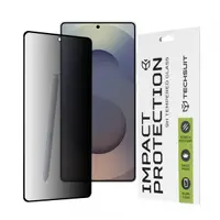 Folie de protectie Ecran Privacy Techsuit pentru Samsung Galaxy S25 Ultra S938, Sticla Securizata, Full Glue, 111D