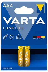 Baterie alcalină VARTA - Longlife, AAA, 2 buc.