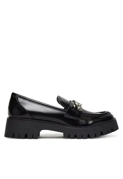 Mocasini dama piele ecologica - negru