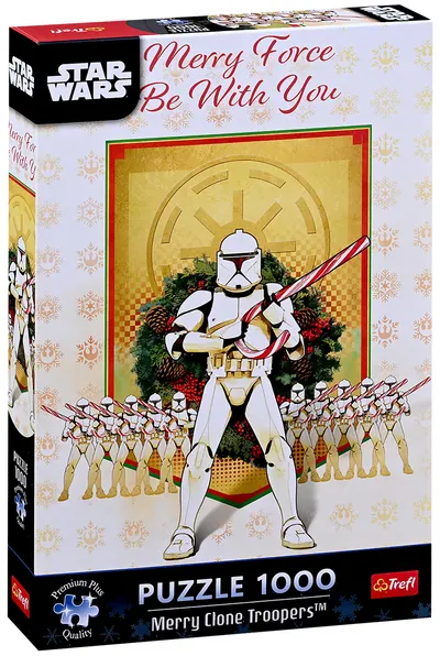 Puzzle Trefl din 1000 de piese - Star Wars: Patrula de Crăciun