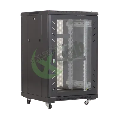 Cabinet metalic de podea 19', tip rack stand alone, 27U 600x600 mm, Eco Xcab AS