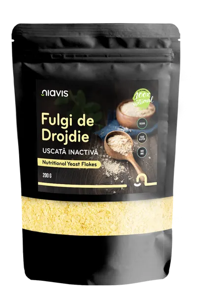 Fulgi de drojdie uscata inactiva, 200g, Niavis