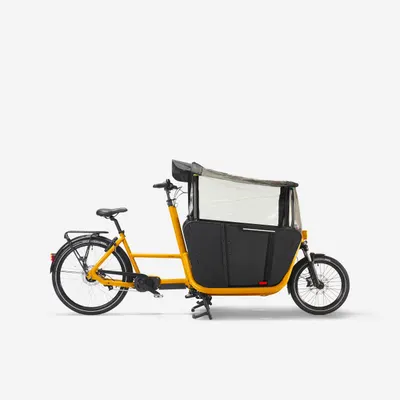 Bicicletă cargo electrică Family F900E galben