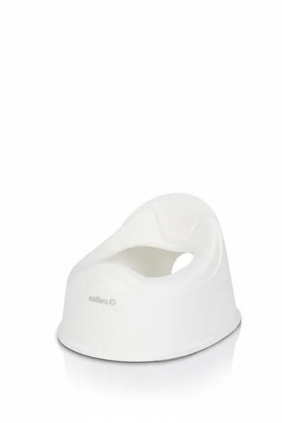 Olita pentru copii Colibro Solo, cu vas colector detasabil, forma ergonomica, picioare stabilizatoare din cauciuc, Cloud Grey