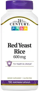 Red Yeast Rice, 600 mg, 150 capsule, 21st Century