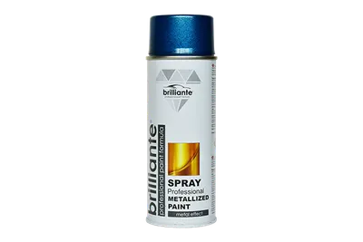 Vopsea Spray Metalizata Albastru 400 Ml Brilliante