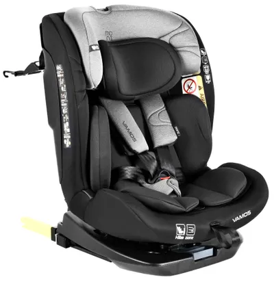 Scaun auto Moni - Vamos, i-Size, IsoFix, 360°, 40-150 cm, Stone gray