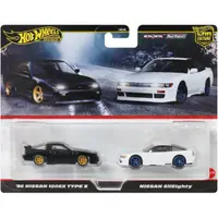 Set 2 masini metalice, Hot Wheels, 1996 Nissan 180SX Type X si Nissan SilEighty, JBK96