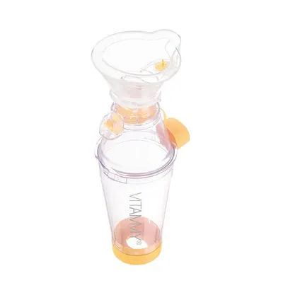 Camera de inhalare Vitammy Tube 1 cu masca pentru copii 0-18 luni, capacitate de 198 ml, materiale de calitate si sigure, fara BPA si latex