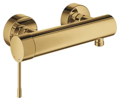 Baterie de dus Grohe Essence 25252GL1, 1/2 inch, aparenta, monocomanda, cartus ceramic, lucios, Cool Sunrise