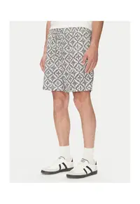 Pantaloni scurti barbati Jack Jones - 12277620 - Bumbac/Viscoza - Gri - Gri