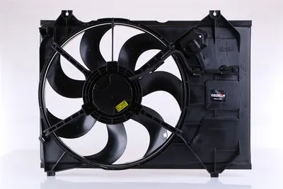 Ventilator radiator (cu carcasa) potrivit KIA RIO II 1.5D 03.05-12.11