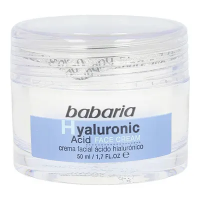 Cremă față hidratantă, Babaria, acid hialuronic, 50 ml