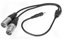Cablu Saramonic - SR-UM10-CC1, 3,5 mm TRS-M/Dual XLR-M, negru