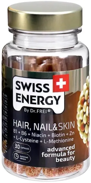 Hair, Nail & Skin, 30 capsule, Swiss Energy