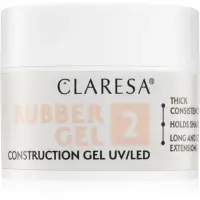 Claresa Rubber Gel Construction Gel UV/LED Gel pentru extensiile unghiilor culoare 2 12 g