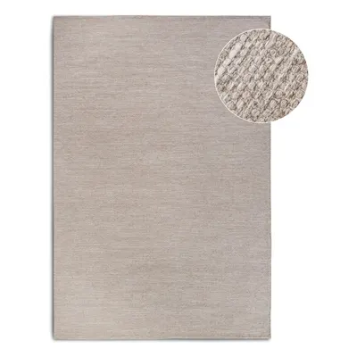 Covor bej țesut manual din amestesc de lână 120x170 cm Pradesh Linen White – Elle Decoration
