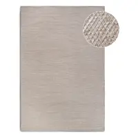 Covor bej țesut manual din amestesc de lână 190x280 cm Pradesh Linen White – Elle Decoration