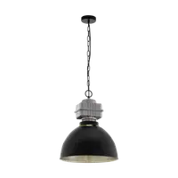 Lampa suspendata ROCKINGHAM negru, grey 220-240V,50/60Hz