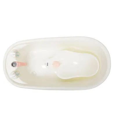 Cadita de baie cu suport Cangaroo Bubble pink
