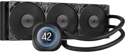 Răcitor de apă Corsair - NAUTILUS 360 RS LCD, 3x 120 mm, negru