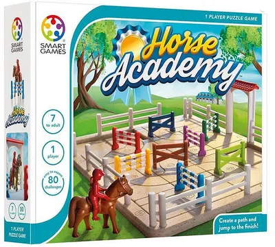 Joc de logică Smart Games - Horse Academy, cu 80 de provocari