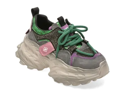 Pantofi sport GRYXX multicolor, LY80018C, din piele ecologica
