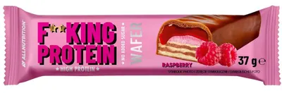 AllNutrition Fitking Protein Wafer, zmeură, 37 g