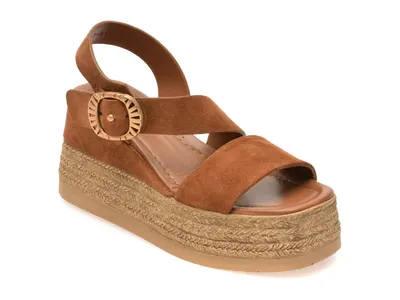 Sandale GRYXX maro, 1766347, din piele intoarsa