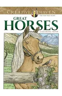 Creative Haven Great Horses Coloring Book