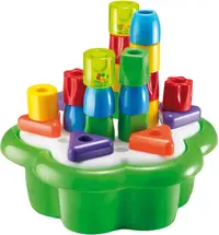 Constructor pentru copii Quercetti - Chunky Peggy Box, 28 piese