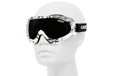 Ochelari de protectie Kimo Wear pentru copii, culoare alb-negru
