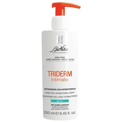 Gel intim de curățare antibacterian pH 3.5 Triderm Intimate 250 ml, BioNike