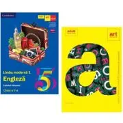 Pachet 2 carti pentru clasa a 5-a: Limba engleza L1. Caietul elevului si Cartea mea de gramatica DOOM3. Clasa a 5-a