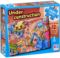 Puzzle KS Games din 12 XXL piese- Șantier de construcții