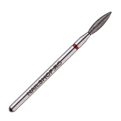 Capat freza diamant - flacara fina 2.5 mm - #129