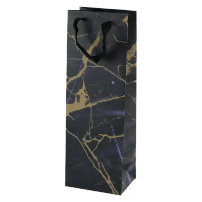 Sacosa Cadou pentru bautura 1 buc 12x36 cm Diferite culori