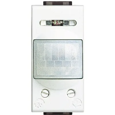 Senzor de miscare 1 modul Living Light Bticino N4431N, alb