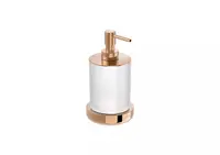 Dozator baie Roca Tempo A817026RG0, pe blat, 300 ml, metal/sticla, lucios, Rose gold