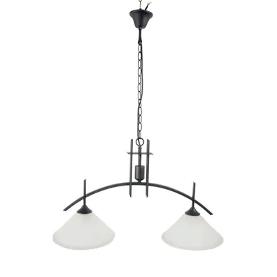 Lustra Emerald Negru+Alb 2xE27 40W