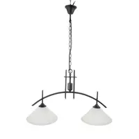Lustra Emerald Negru+Alb 2xE27 40W