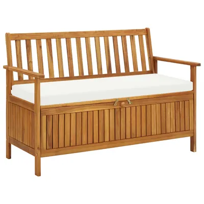 Gossi banca de depozitare gradina 120x63x84 cm lemn masiv salcam xl