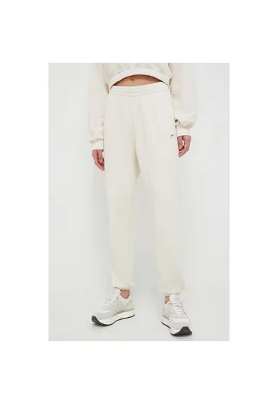 Pantaloni sport dama CL RBK ND PANT HS0373 - crem - bumbac - talie elastica - buzunare laterale