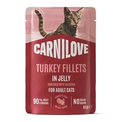 Carnilove Cat Pouch Jelly Turkey & Valerian 85 g
