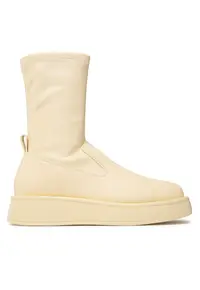 Botine dama - 590486221751237 - Sintetic - Galben