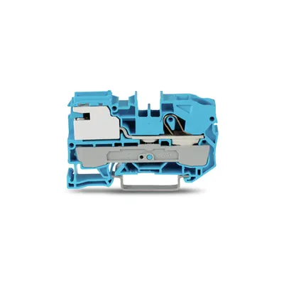 1-conductor N-disconnect terminal block; 10 mm²; Push-in CAGE CLAMP®; 10,00 mm²; blue