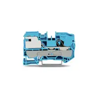1-conductor N-disconnect terminal block; 10 mm²; Push-in CAGE CLAMP®; 10,00 mm²; blue