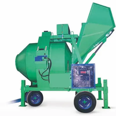 Betoniera cu automatizare BIR 1250DECV,Diesel 19 kW 1250 l 24 m³/h pornire electrica, vibrator bena