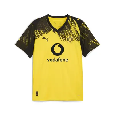 Tricou fotbal bărbați regular fit, mânecă scurtă 25/26 Heimtrikot, galben PUMA